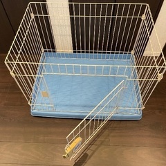 値下げ　ペット　小型犬　ケージ　サークル　トレー付きの画像