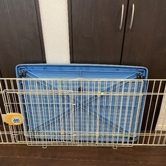 値下げ　ペット　小型犬　ケージ　サークル　トレー付きの画像