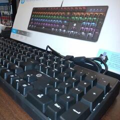 【美品】メカニカルキーボード　青軸　hp GK320