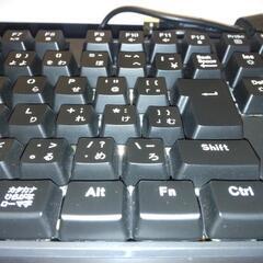 【美品】メカニカルキーボード　青軸　hp GK320の画像