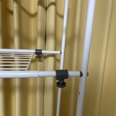 お譲りします　ランドリーラック　ホワイトの画像