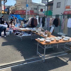 4/26（土）南田辺駅前商店会　にんやかフリーマーケット開催 - フリーマーケット