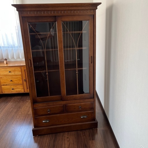 アンティーク調スライドシェルフ