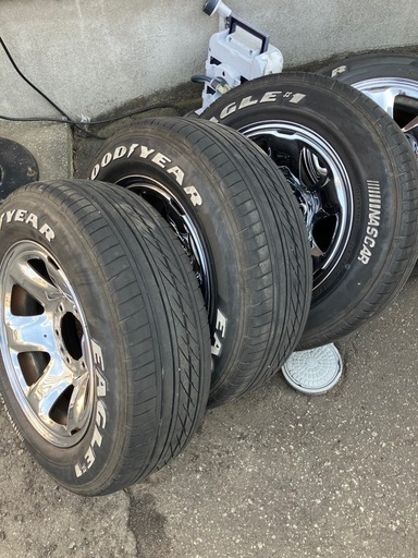 希少! ハイラックスサーフ 純正 メッキスチールホイール 16