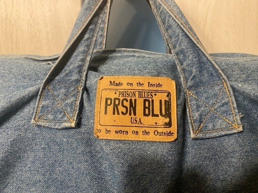 Prison Blues 出所バッグ 超希少 ボストンバッグ 入手困難 デニム