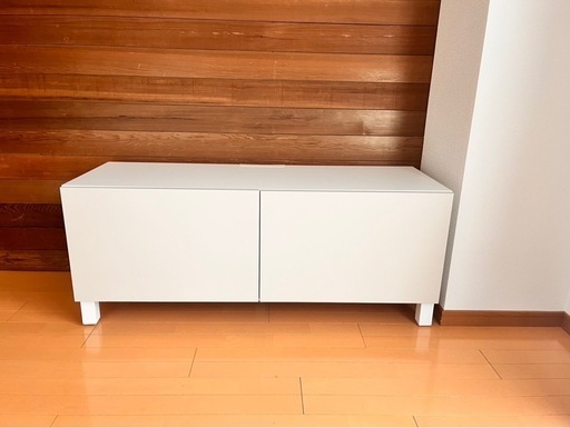 新品　IKEA テレビ台　ベストー　ライトグレー