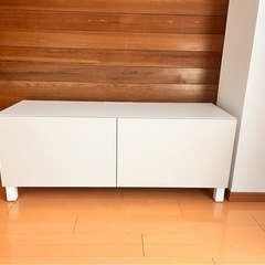 新品　IKEA テレビ台　ベストー　ライトグレーの画像