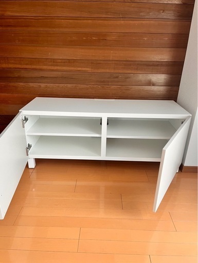 新品　IKEA テレビ台　ベストー　ライトグレー