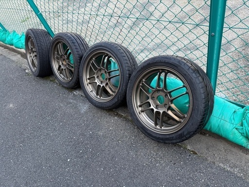 AMEトレーサー ブロンズ 17インチ 7j 4本