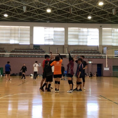 男女混合バレーボールチーム　コマ