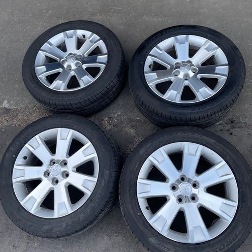 三菱　デリカ 純正アルミ タイヤ　夏タイヤ　4本セット　ホイール付き