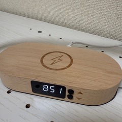 タッチセンサー　ベッドサイドライト ワイヤレス充電の画像