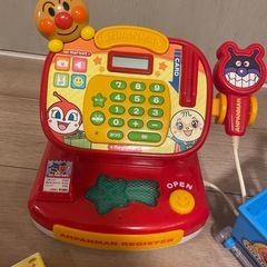 超美品▼アンパンマン ピピッとおかいもの! アンパンマンレジスターの画像