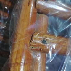 籐製・ラタンスノコベッドの画像