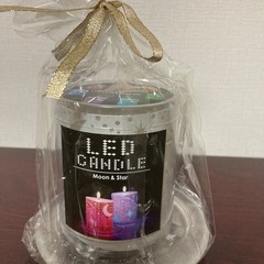 新品　未使用　おまけキャンドルセット付き　キャンドル立て　LED...