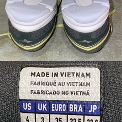 22cm　ミズノ　ジュニア スニーカーキッズ子供靴 mizuno スピード スタッズ3　ひも靴の画像