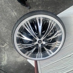 ブラックダイヤモンド24インチアルミホイールの画像