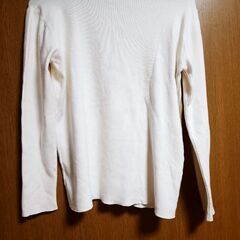 春用白トップス