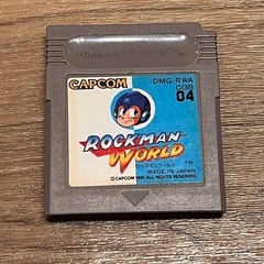 CAPCOM ROCKMAN WORLD ゲームボーイソフト
