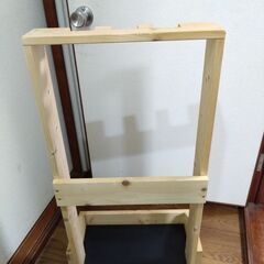 ガンラック ライフルスタンド 木製 自作の画像