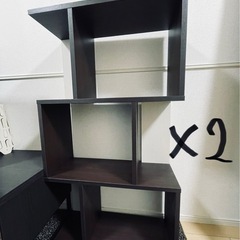 ウッドシェルフ　2個セット