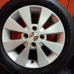 走行短め【AUTOBACS NorthTrek N5 155/65R14】【マツダ AZワゴン 純正ホイール 14インチ 4.5J4HPCD100+45】22年製　(KTO322)の画像