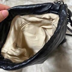 巾着バッグ　バッグ　ショルダーバッグの画像