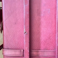 本革 アンティーク風トランクの画像