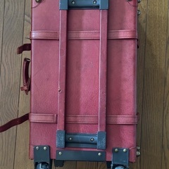 本革 アンティーク風トランクの画像