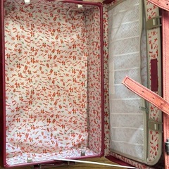 本革 アンティーク風トランクの画像