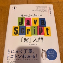 専門書　確かな力が身につくJava Script「超」入門