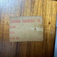 『CARMEN TRANSPORT CO.』カップボード キッチンボード リビングボード ダイニングボード 食器棚 棚 飾棚 飾り棚 収納家具 ヴィンテージ ビンテージ アンティーク RWcup4の画像
