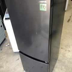 NO B92  🌈福岡市内配送設置無料✨🌈アイリスオーヤマ 冷蔵庫 IRSN-15A-B 2020年　154lの画像