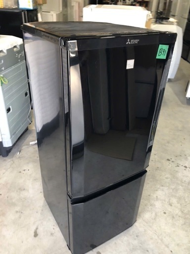 NO B91  ?福岡市内配送設置無料✨?三菱 冷凍冷蔵庫 MR-P15EE-KK1 2ドア 2019 年式 146L