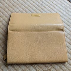 elegance 長財布 約19cm×11cm　レザー製の画像