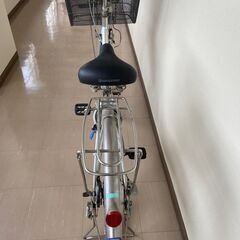 ブリジストン製中古自転車26インチ　学生かばんもすっぽり入る特注大容量ブリジストン製カゴの画像