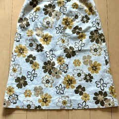 花柄スカート　日本製