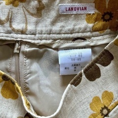 花柄スカート　日本製の画像