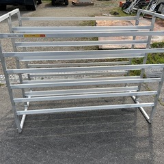 アルミ苗コンテナ収納棚 NC-60K 60枚 苗箱の画像