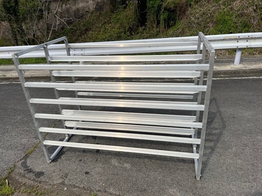 アルミ苗コンテナ収納棚 NC-60K 60枚 苗箱