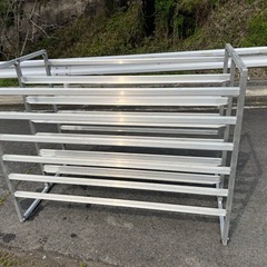 アルミ苗コンテナ収納棚 NC-60K 60枚 苗箱