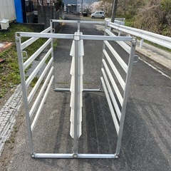 アルミ苗コンテナ収納棚 NC-60K 60枚 苗箱の画像