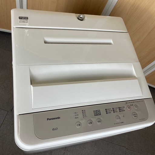 Panasonic 洗濯機 NA-F60B14 6.0kg 2021年製　一人暮らし　単身赴任　