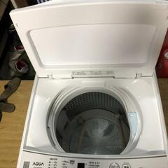 【松本市引き取り限定】AQUA全自動洗濯機5.0kg（2021年）の画像