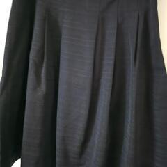 ブラック  フレアスカートの画像