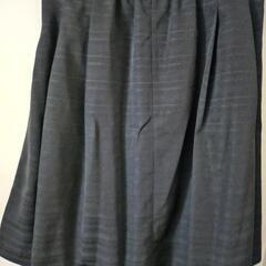 ブラック  フレアスカートの画像