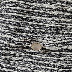 SIMPLE BEAUTY BASIC ☆ ツイードジャケット L ブラックの画像