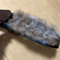 【値下げしました】ベルト　リアルファー付きの画像