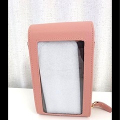 【激安&超お買得】紺スマホショルダーバッグの画像