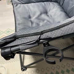 【室内のみ使用‼︎】パッド付き 収納バッグ付き アウトドアチェア キャンプチェア クラブチェア チェア 折り畳みチェア エクストラパッド の画像